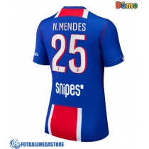 Fotballdrakt Dame Paris Saint-Germain Nuno Mendes #25 Hjemmedrakt 2026-27 Kortermet